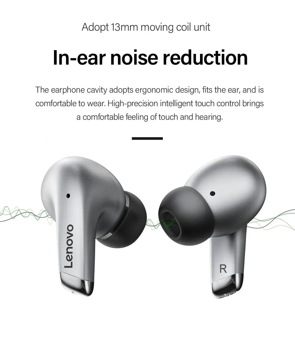 Lenovo LP5 Wireless Earbuds – Bluetooth 5.0 with Noise Reduction (Random Colors) - Unistyles store