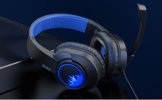 Eksa T8 Gaming Headset – Stereo Sound | Mic | Best for PC & Console (Random Color) - Unistyles store