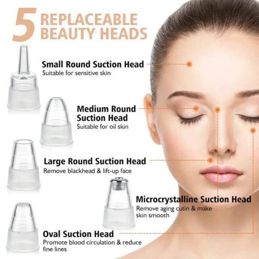 Face Vacuum Suction Blackhead Remover Pore Cleaner | Electric Deep Cleansing Tool For Nose & Face - Unistyles store