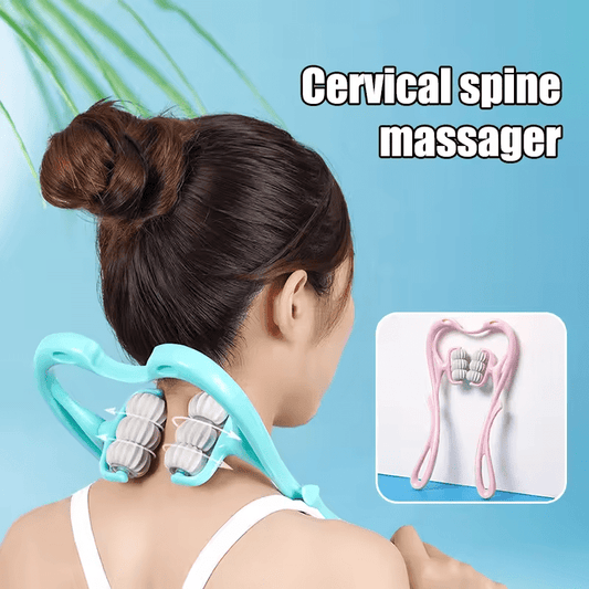 Wheel Pressure Point Neck Massager (Random Color) - Unistyles store